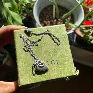 Gucci heart necklace